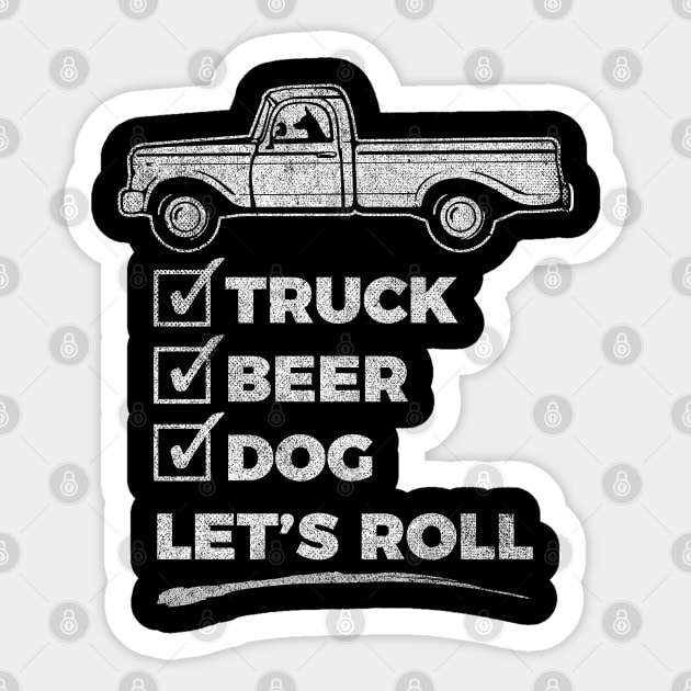 Country truck stickers top
